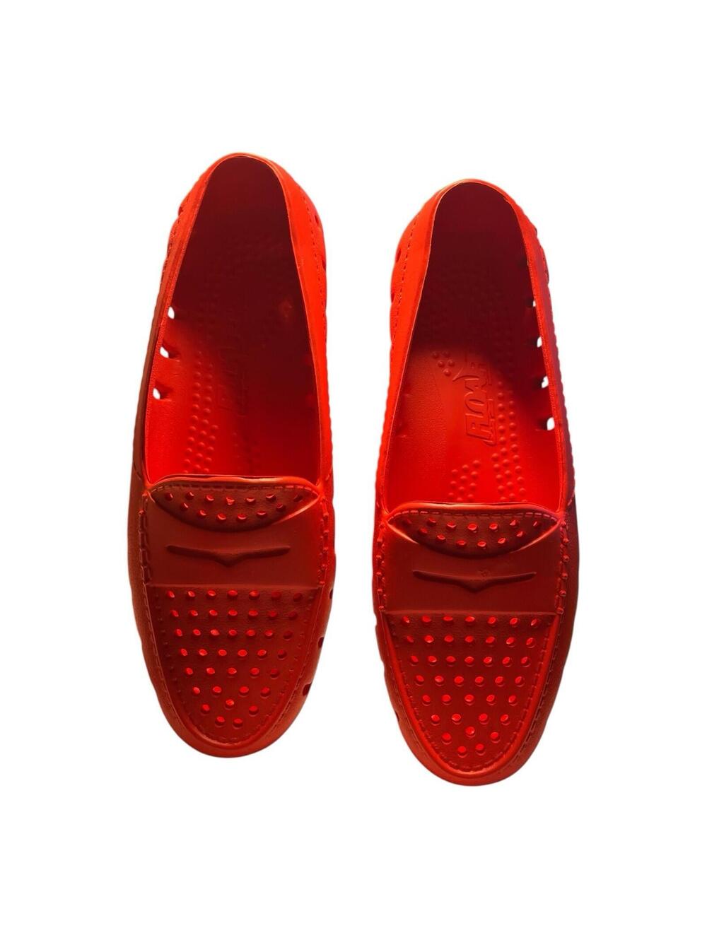 Floafers Women’s Posh Driver Red Slip-On Loafer Flat Shoes Size US 6